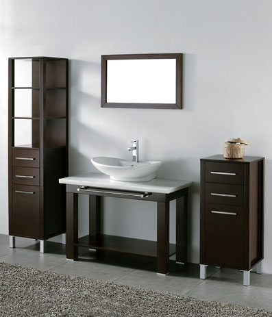 Contemporary Madel Siracusa Bathroom Vanity Set