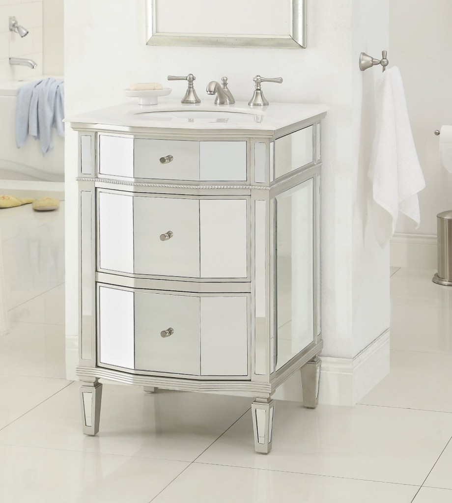 Adelina-24-inch-Mirrored-Bathroom-Vanity-Marble-Top